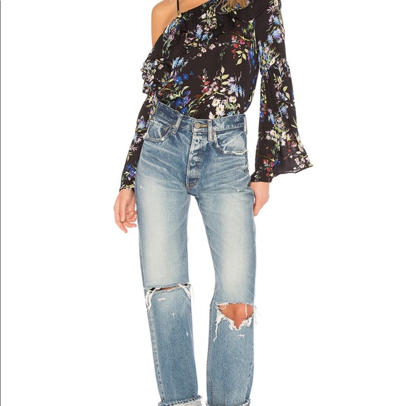 NWT Parker Lima Floral Silk Off-Shoulder - Picture 1 of 5